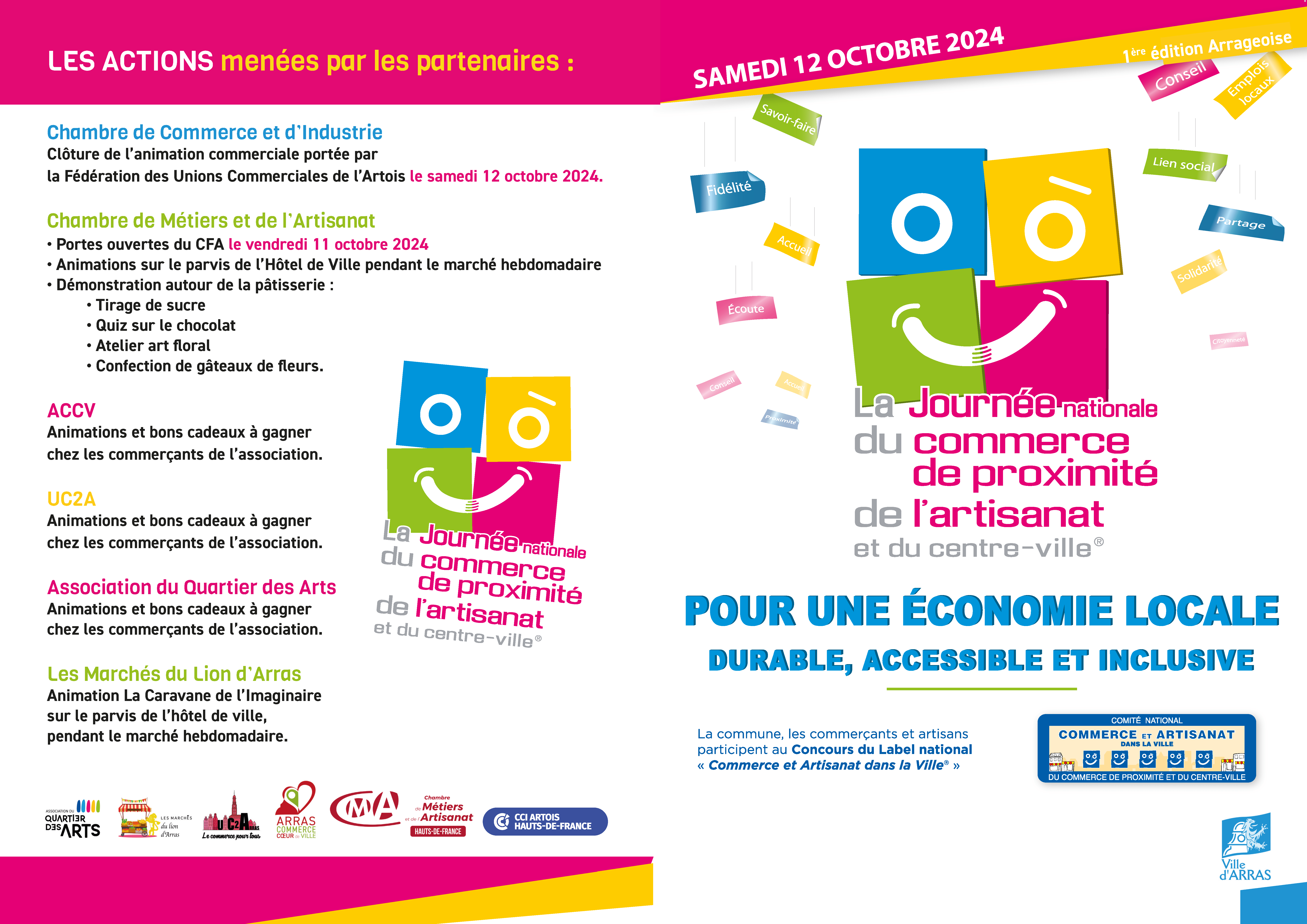 OURNEE NATIONALE DU COMMERCE DE L'ARTISANAT ET DU CENTRE VILLE ARRAS